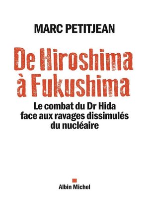 cover image of De Hiroshima à Fukushima